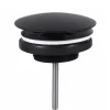 Afvoerplug zwart – open