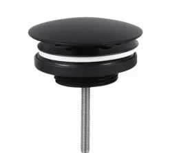 Afvoerplug zwart – open