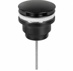 Afvoerplug zwart die open en dicht kan