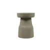 Beige bijzettafel rond