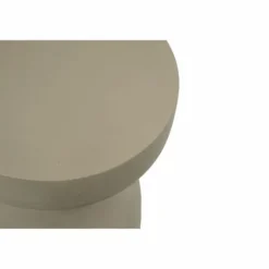 Beige bijzettafel rond