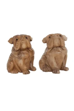 Bulldog van hout