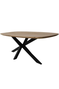 Deens ovale teak houten eettafel 220cm