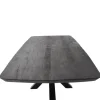 Deens ovale zwarte eettafel