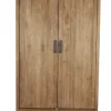 Dichte opbergkast teak hout 110cm