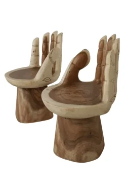 Draaibare Handstoel van Suar Hout
