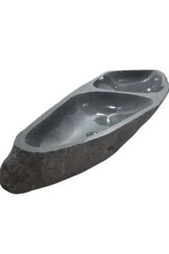 Extra grote dubbele rivierkei wasbak 140 cm