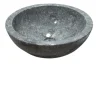 Grijze Ronde Marmeren Wasbak