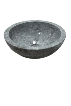 Grijze Ronde Marmeren Wasbak