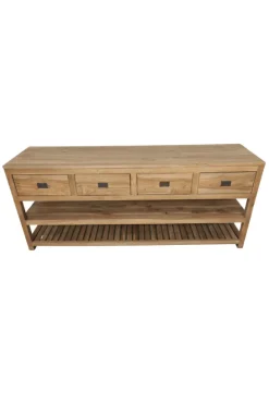 Groot Teakhouten Badkamermeubel – 200 cm