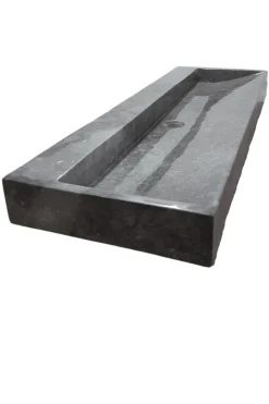 Grote grijze marmeren wasbak 120 cm