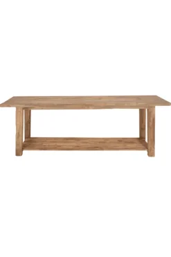 Grote teakhouten sidetable 240