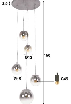 Hanglamp bubble
