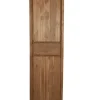 Hoge smalle teak houten badkamerkast 45x35x190 cm
