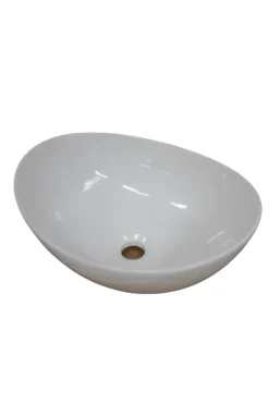 Hoge witte wasbak