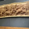 Houtsnijwerk paardenschilderij