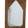 Indische Oud Teak Houten Spiegel