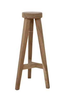 Klein Rond Plantentafeltje – Suar Hout