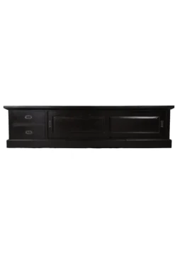 Koloniaal Zwart Houten TV-meubel