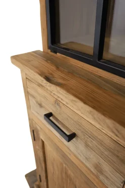 Landelijke vitrinekast 150 cm