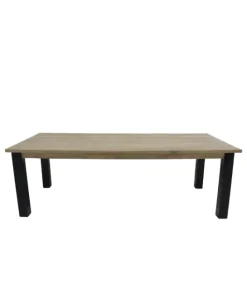 Licht teak houten eettafel
