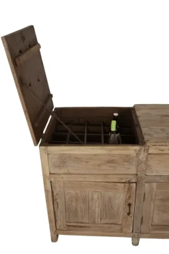 Oud Licht Houten Dressoir