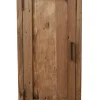 Oud teak houten toiletkastje