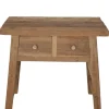 Oud Teak Houten Wandtafeltje – 80x40x80 cm