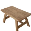 Oud teakhouten salontafel – 92x56x51 cm