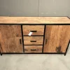 Railway houten dressoir 150x40x80h