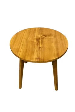 Retro rond bijzettafeltje