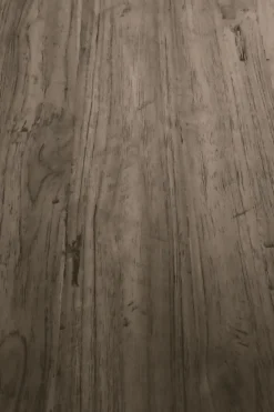 Ronde Massieve Teak Houten Eettafel 160 cm met Witte Kruispoot