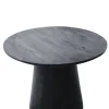 Ronde Salontafel – Zwart Mango Hout 60 cm