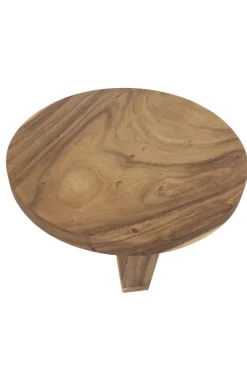 Ronde suar houten salontafel