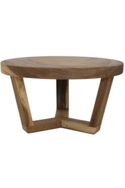 Ronde suar houten salontafel