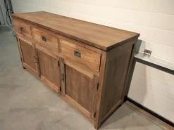 Rustiek teak dressoir 80/100 en 120