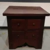 Salontafel donker koloniaal kistje