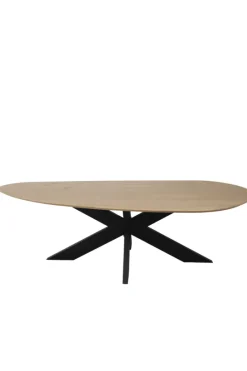 Scandinavisch organische vorm eiken eettafel 270 cm