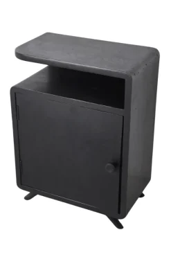 Set van 2 kleine zwarte nachtkastjes