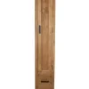 Smalle teakhouten badkamer kast 30x40x200 cm