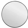 spiegel rond – 65 x 65 cm – zwart