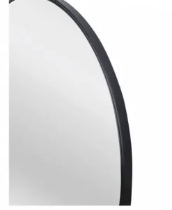 spiegel rond – 65 x 65 cm – zwart