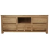 Strak teak houten tv meubel