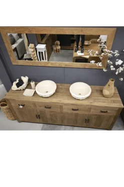 Teak houten dressoir 220