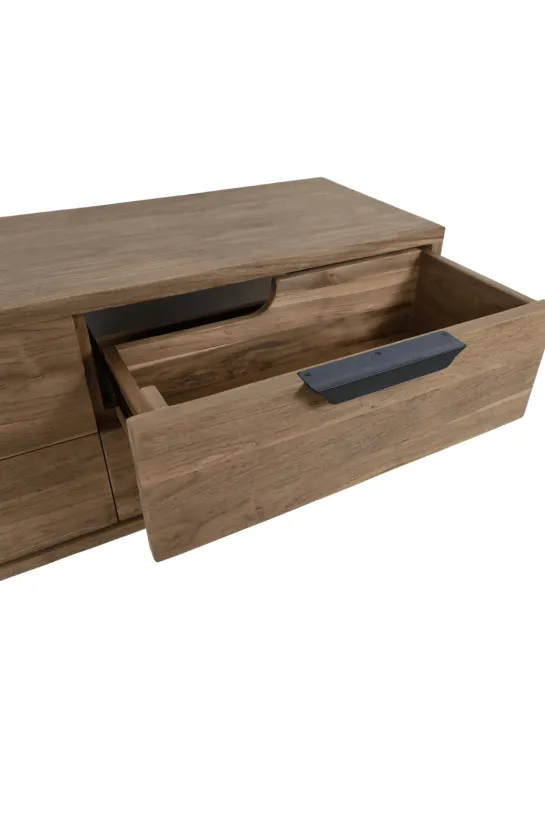 Teak houten Hangend badkamermeubel 140 cm