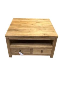 Teak houten salontafel met lade