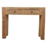 teak houten sidetable met 2 lades 100 cm