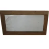 Teak Houten Spiegel Stoer met Dikke Rand 120x70cm