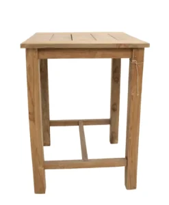 Teak houten tuin bartafel incl 4 barkrukken voor buiten