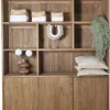 Teak houten vakkenkast 180 cm